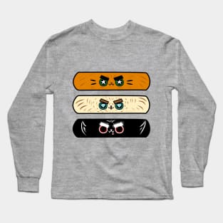 Cute cats patches Long Sleeve T-Shirt